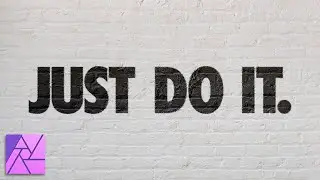 Affinity Photo: Blending Text on Wall