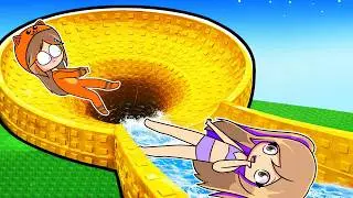We built the BEST WATER PARK in Roblox with Mandarina