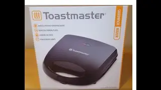 Unboxing - Toastmaster 2 Slice Sandwich Maker - TM-20SWCN (2160p 4K HD)