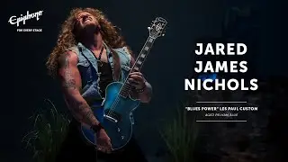 NEW Epiphone Jared James Nichols “Blues Power” Les Paul Custom - Aged Pelham Blue
