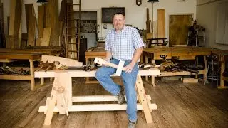 The Portable Moravian Workbench at The Woodwright's School