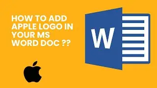 Shortcut trick(s) to add apple logo in MS word document