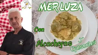 MERLUZA CON ALCACHOFAS Y GUISANTES