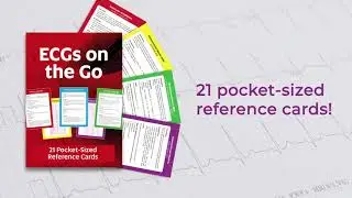 Look inside our new pocket-sized #ecg cards - 'ECGs on the Go'!