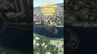 Sobrevoando Campina Grande na Paraíba 