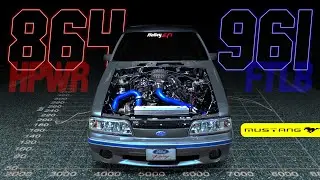 Crazy Frustration on the Dyno // Coyote Swapped Foxbody // Holley EFI Tuning
