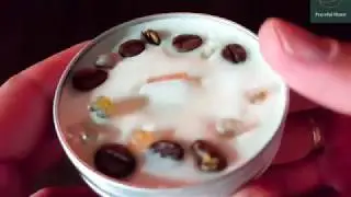 ASMR Crackling Fire Sounds - Coffee Beans and Onix - Natural sound
