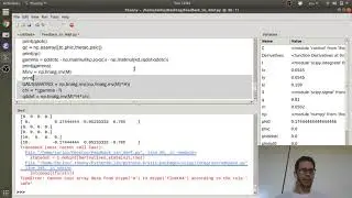 Debugging - Help with Numpy Matmul