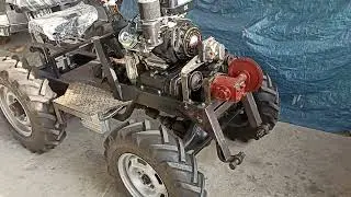 самодельный мини трактор! 4×4 классика.