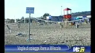 Bacoli Capomiseno estate 2007 limiti battiggia marina militare non rispettati giovanni romano