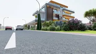 TRIPLEX HOUSE DESIGN / VILLA TRIPLEX 10 PIECES HAUT STANDING / ARCHITECTURE ANIMATION LUMION