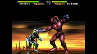 Killer Instinct (1994) v1.4 - Fulgore out of bounds glitch on Cinder stage