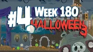 Angry Birds Friends Halloween Tournament Level 4 Week 180 Walkthrough - October 26th 2015