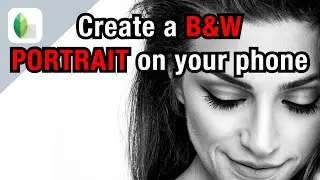 How To create a Black and White Photography - Photo editing App Snapseed Tutorial