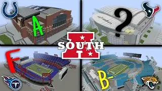 Ranking AFCS NFL Stadiums In MINECRAFT!