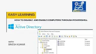 How to Disable  and Enable computers through PowerShell