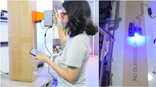 using HANDHELD, PORTABLE LASER ENGRAVER on many objects+10 materials /Laserpecker LP2