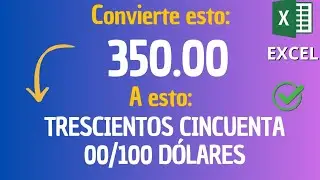 COMO convertir NUMEROS a LETRAS en excel - CONVERTIR números a letras en excel con VBA