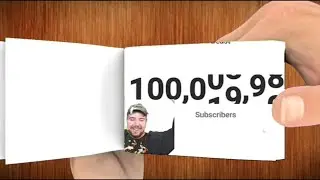 @MrBeast  100 Million Subscribers special live reaction 3d Flipbook