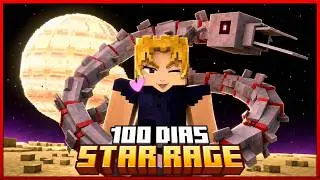 Sobrevivi 100 dias ABRINDO um BURACO NEGRO de YUKI (Star Rage) no MINECRAFT!!