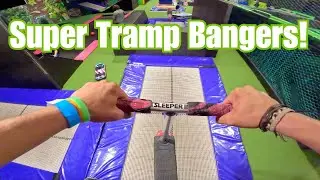 Crazy New Trampoline Scooter Tricks On Super Tramp!