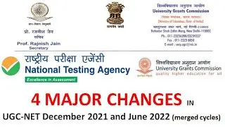 NTA UGC NET 2022 FOUR (4) MAJOR CHANGES