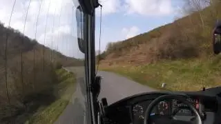 Voyage en Bus - Descente du Col d'Ibardin - SETRA S 417 GT-HD | Go Pro | 1080p