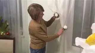 ПОДХВАТЫ ДЛЯ ШТОР ИЗ ИЗОЛОНА. РОЗОЧКИ.