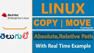 Copy command in Linux/Unix.