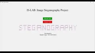 Project: Image Steganography