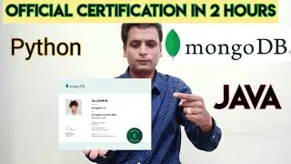 Python MongoDB Java Official Free Training With Certificate Free Course With Project And Certificate