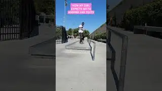 SKATEBOARDING: When your girlfriend texts you in the middle of a trick #skateboarding #skateboard