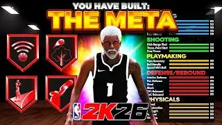 THIS PG BUILD IS GAMEBREAKING in NBA 2K26 99 3PT SHOT + 9 LEGEND BADGES! BEST BUILD in NBA 2K26