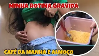 MINHA ROTINA GRAVIDA-CAFÉ DA MANHÃ | MAQUIAGEM + FOTOS
