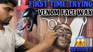 FIRST TIME TRYING VENOM FACE WAXING 😱 SHOCKING RESULTS , BENEFITS , PAINFUL OR NOT | VIKRAM JEET S