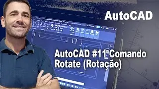 AutoCAD #11 Rotate Command in AutoCad
