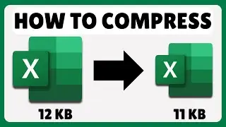 How To Compress Excel File Size | Reduce XLSX Size (2024)