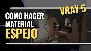 Como Crear Material de Espejo con Vray 5 y Sketchup