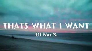 Lil Nas X - THATS WHAT I WANT (Lyrics)