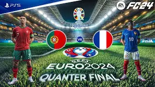 FC 24 - Portugal vs. France | UEFA EURO 2024 Quarter Final | PS5™ [4K60]