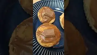 przepis na pączki pieczone z Milką