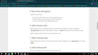 Node RED Part Tutorial http request and csv