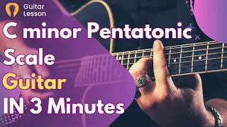 How to Play the C minor PENTATONIC Scale on GUITAR | WIth TAB
