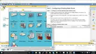 CCNA2-Chapter6-Configuring a Floating Static Route
