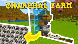 Best Minecraft 1.20 CHARCOAL FARM TUTORIAL!!!
