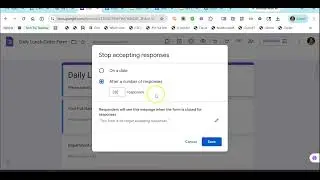 Tech Tip Tuesday - Set Close Date or Response Limit in Forms