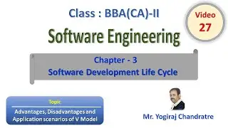 Advantages, Disadvantages and Application scenarios of V Model || Software Engineering