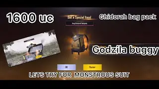New Update Godzila Crate opening pubg mobile