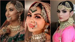 Latest designs of side jhumar/Tikka 2020|| Maang Tikka|| Hair accessories || Bridal jhumar tikka||