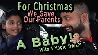 Gave parents A BABY for Christmas! - with a magic trick?!